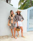 FITZROY & WILLA Edie Shift Espresso Ikat