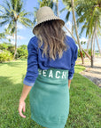 Beach Sweatshirt Heather Forest