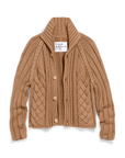FRANK & EILEEN Cotswolds Mini Cardigan Camel