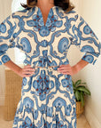 CARA CARA Oscar Top Mod Floral Blue