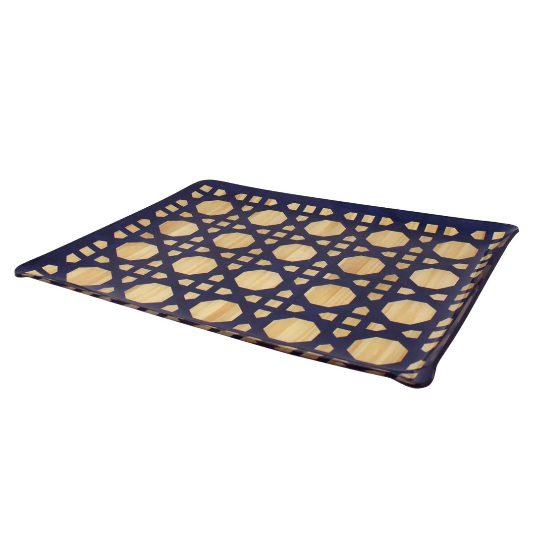 Versailles Serving Tray Navy Blue