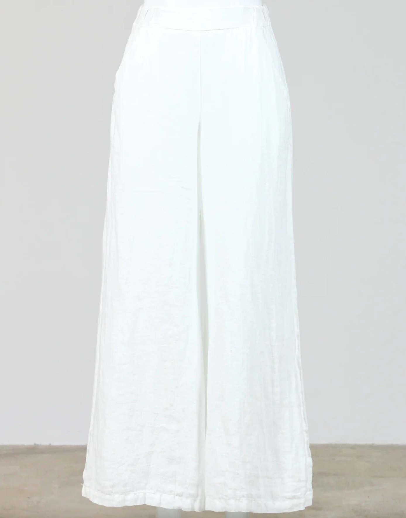 CP SHADES Wendy Pant White Linen Twill