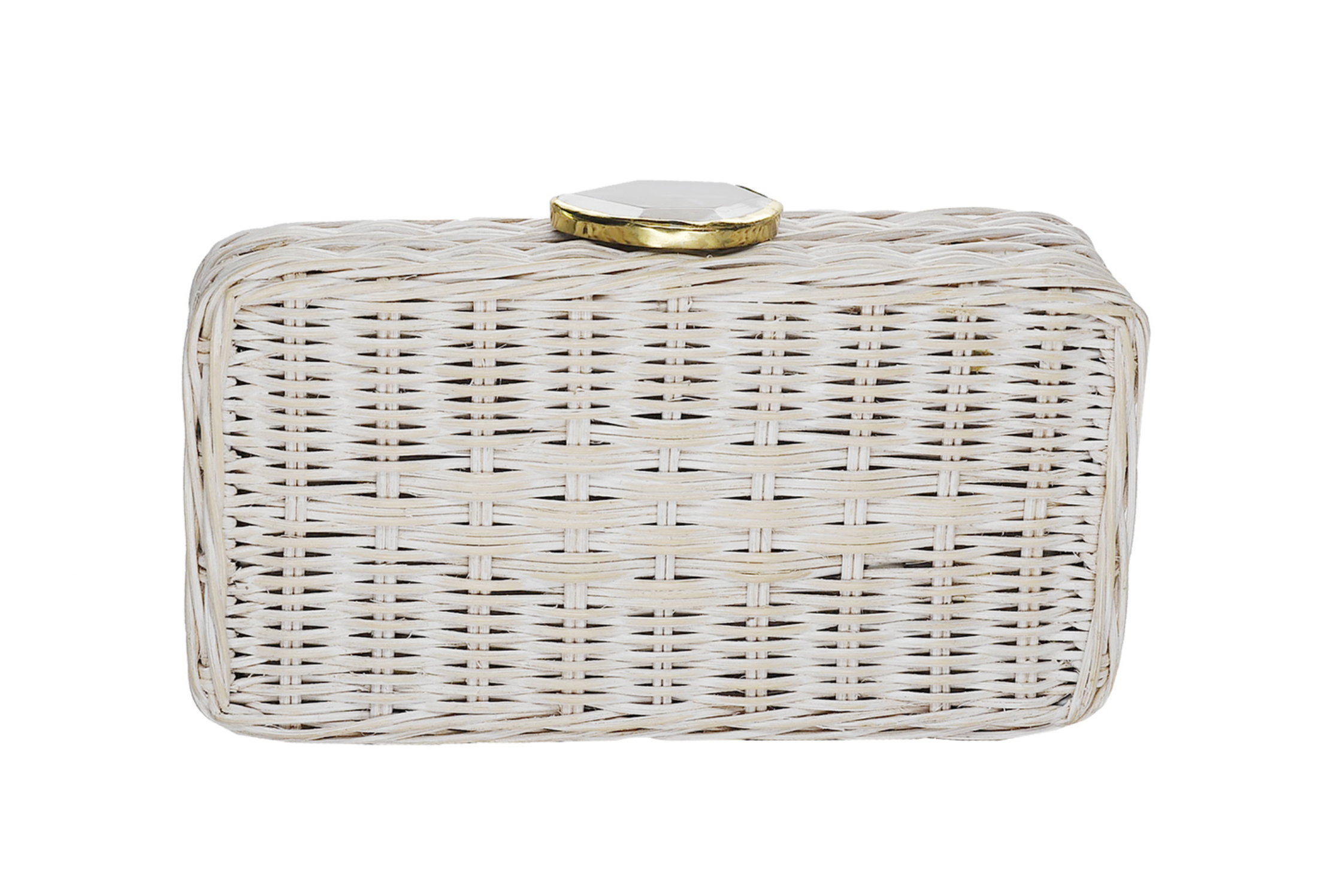 Sanibel Clutch White Wash