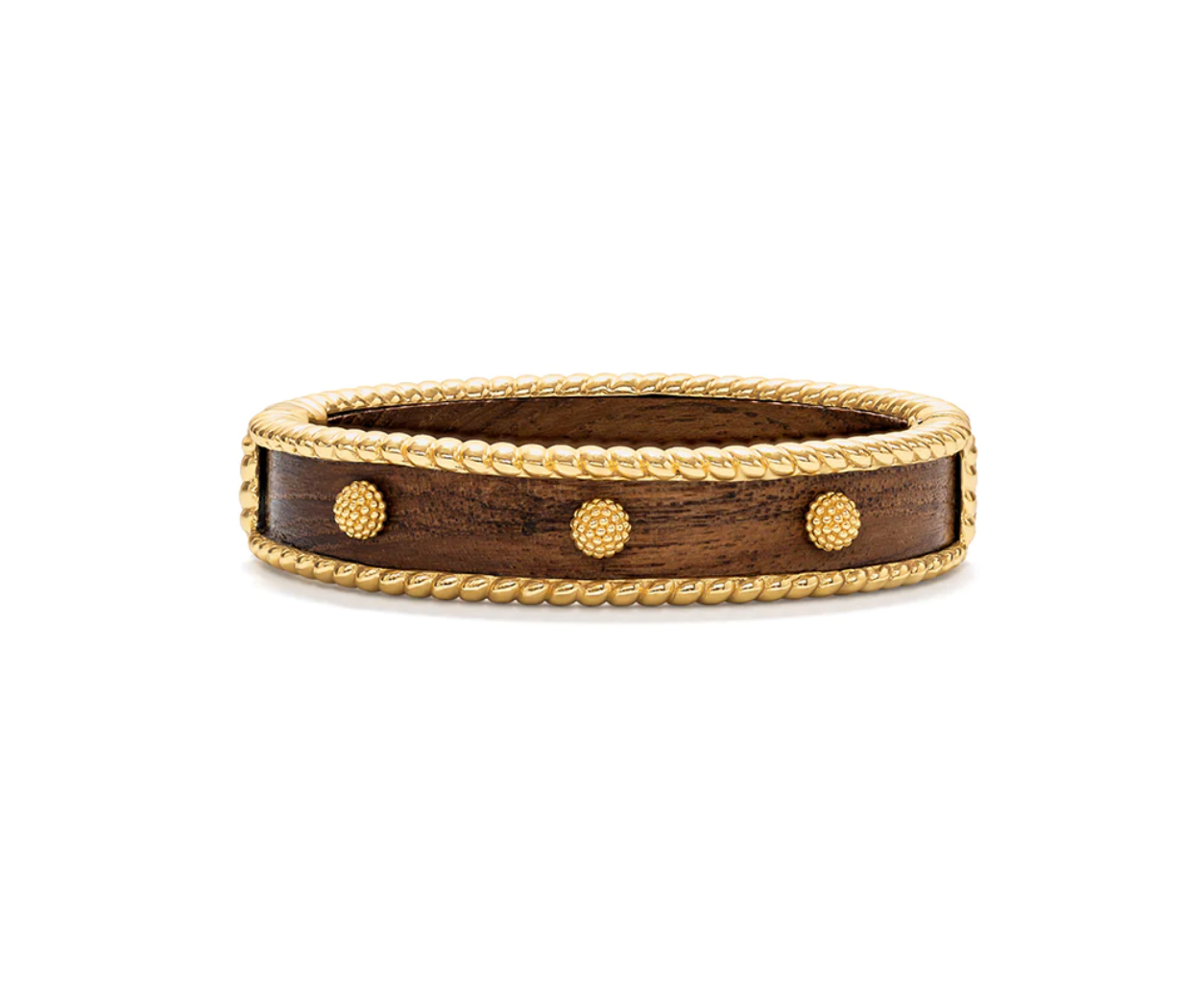 CAPUCINE DE WULF Berry Small Hinged Cuff -Teak