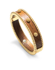 CAPUCINE DE WULF Berry Small Hinged Cuff -Teak