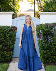 FINAL SALE DANA SMALL DESIGNS The Anywhere Dress Marine