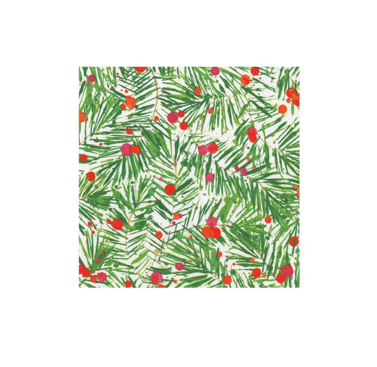 Modern Pine Cocktail Napkin