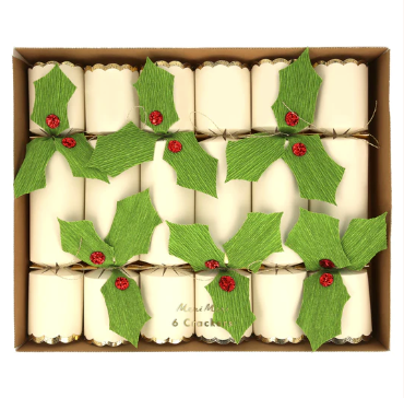 Holly Christmas Crackers