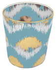 LES OTTOMANS Blue Ikat Short Glass-Set/4