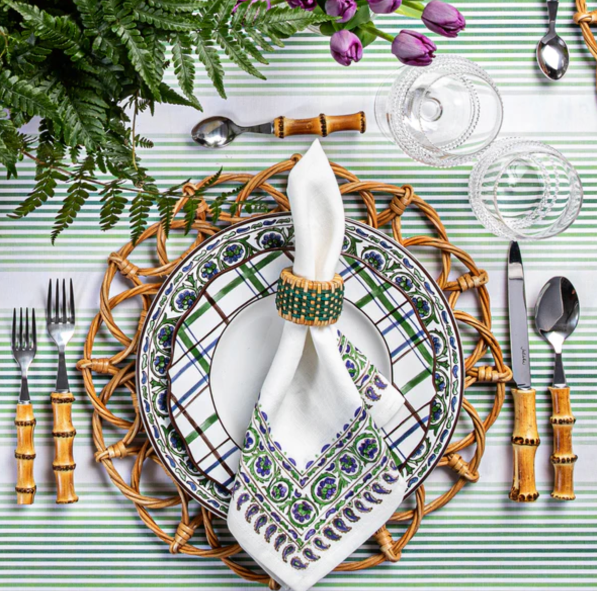 JULISKA Provence Rattan Placemat Natural-Set/4