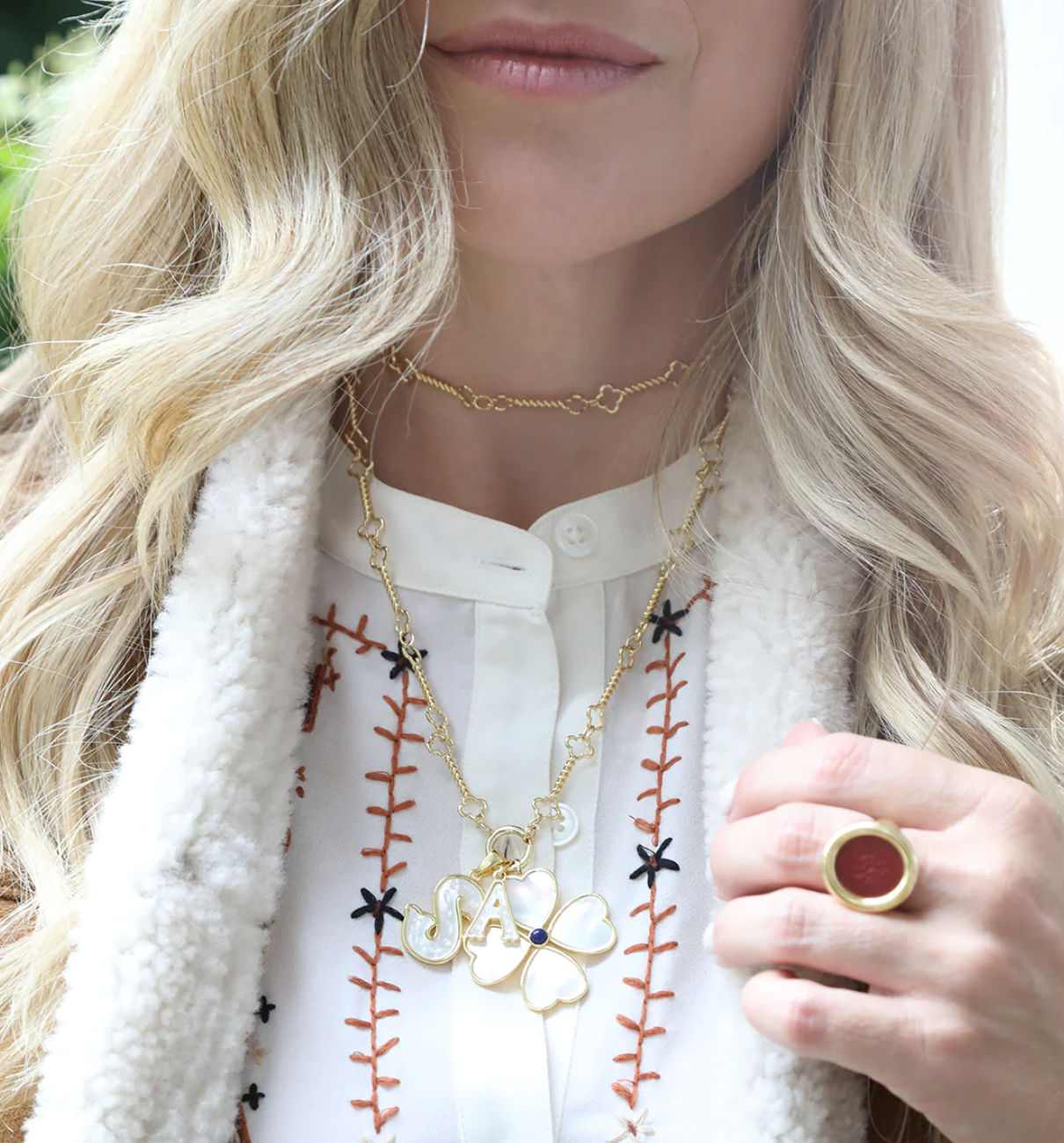 ASHA Quatrefoil Chain