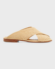 CARRIE FORBES Arielle Woven Raffia Sandal
