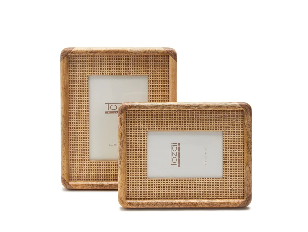 Cane & Mango Wood Frame 5x7