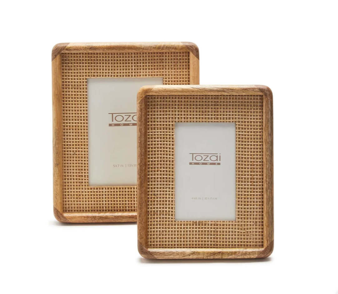 Cane & Mango Wood Frame 5x7
