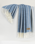 Blue Denim Fiji Stripe Throw
