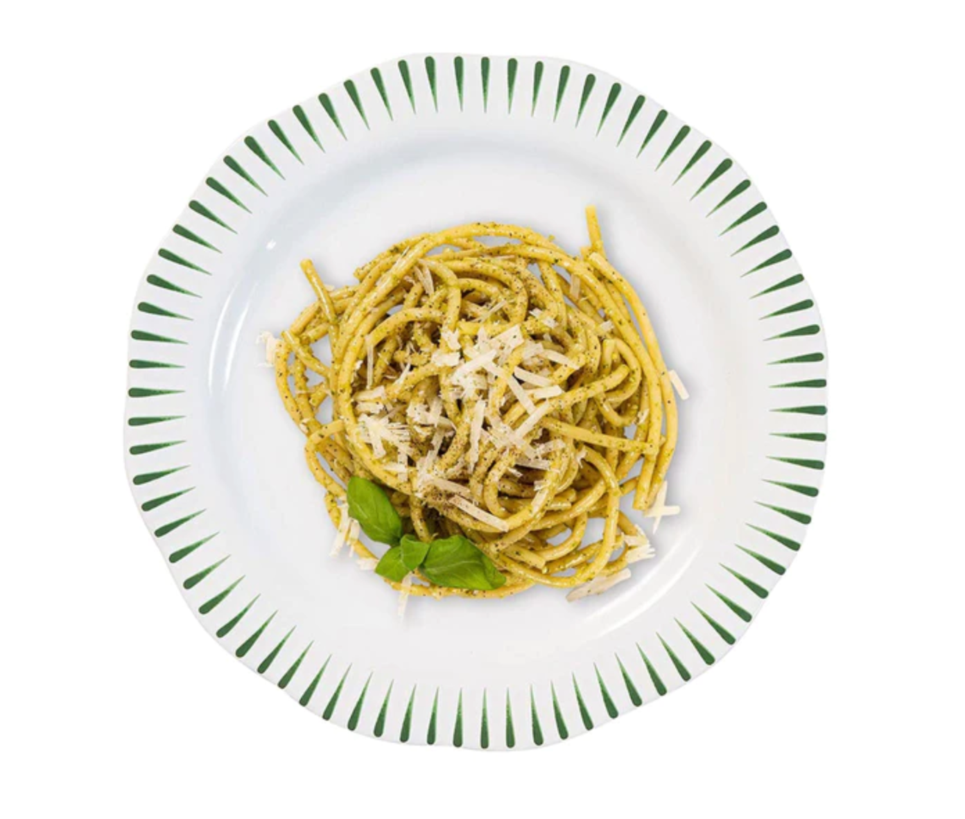 JULISKA Dinner Plate Set/4 Sitio Stripe - Basil