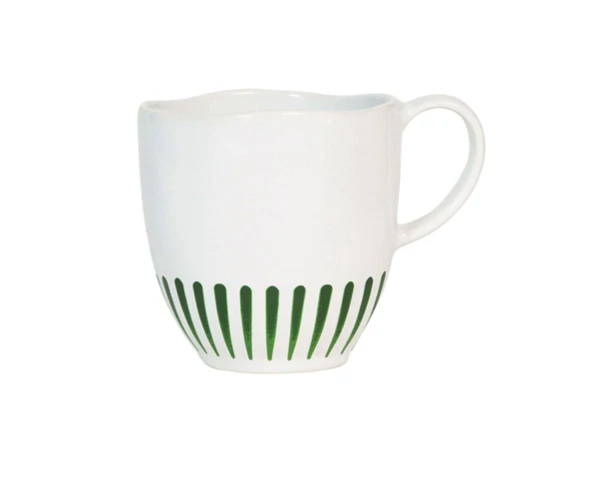 JULISKA Mug SET/4 Sitio Stripe - Basil