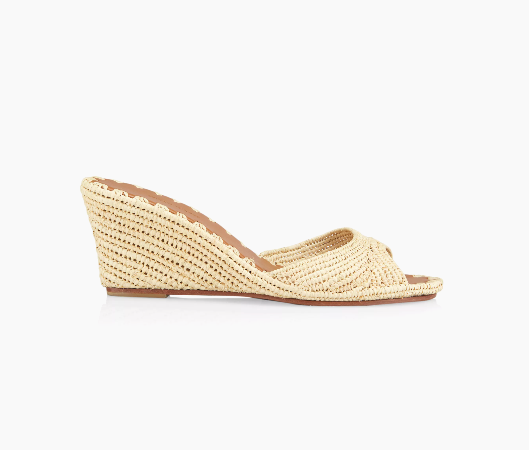 CARRIE FORBES Nador Raffia Wedge Sandal
