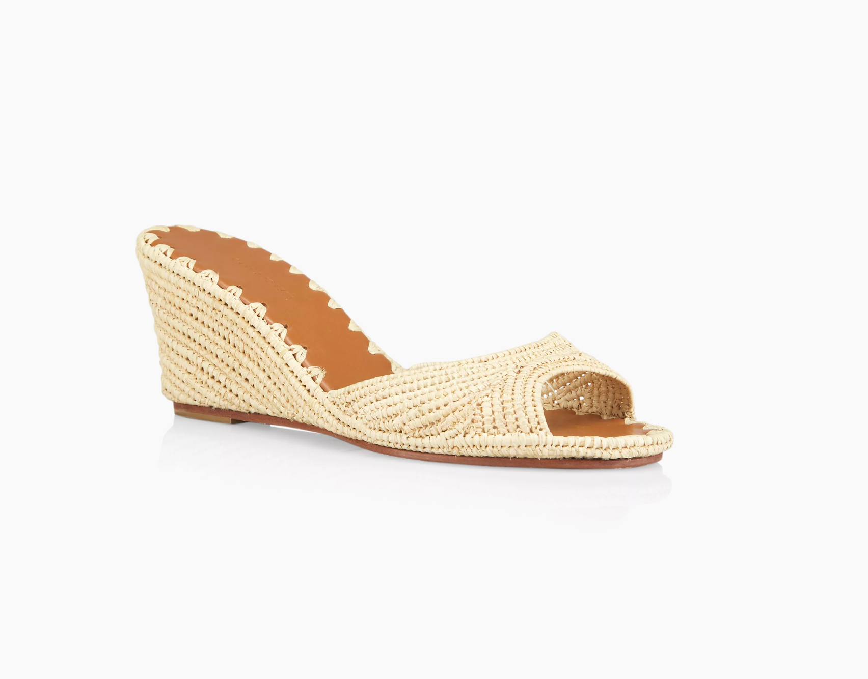 CARRIE FORBES Nador Raffia Wedge Sandal