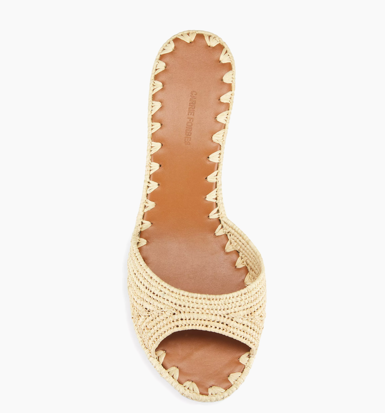 CARRIE FORBES Nador Raffia Wedge Sandal