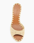 CARRIE FORBES Nador Raffia Wedge Sandal