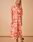 FINAL SALE HUNTER BELL Charlotte Dress Scarlet Lei