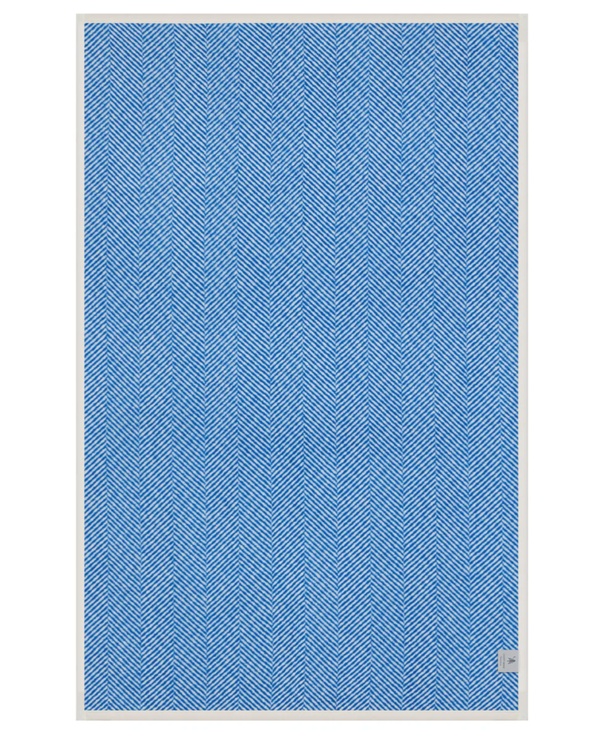 CHAPPYWRAP Harborview Herringbone Bright Blue Midi