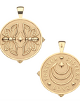 JANE WIN Sisters Forever Pendant w/18" Drawn Link Chain