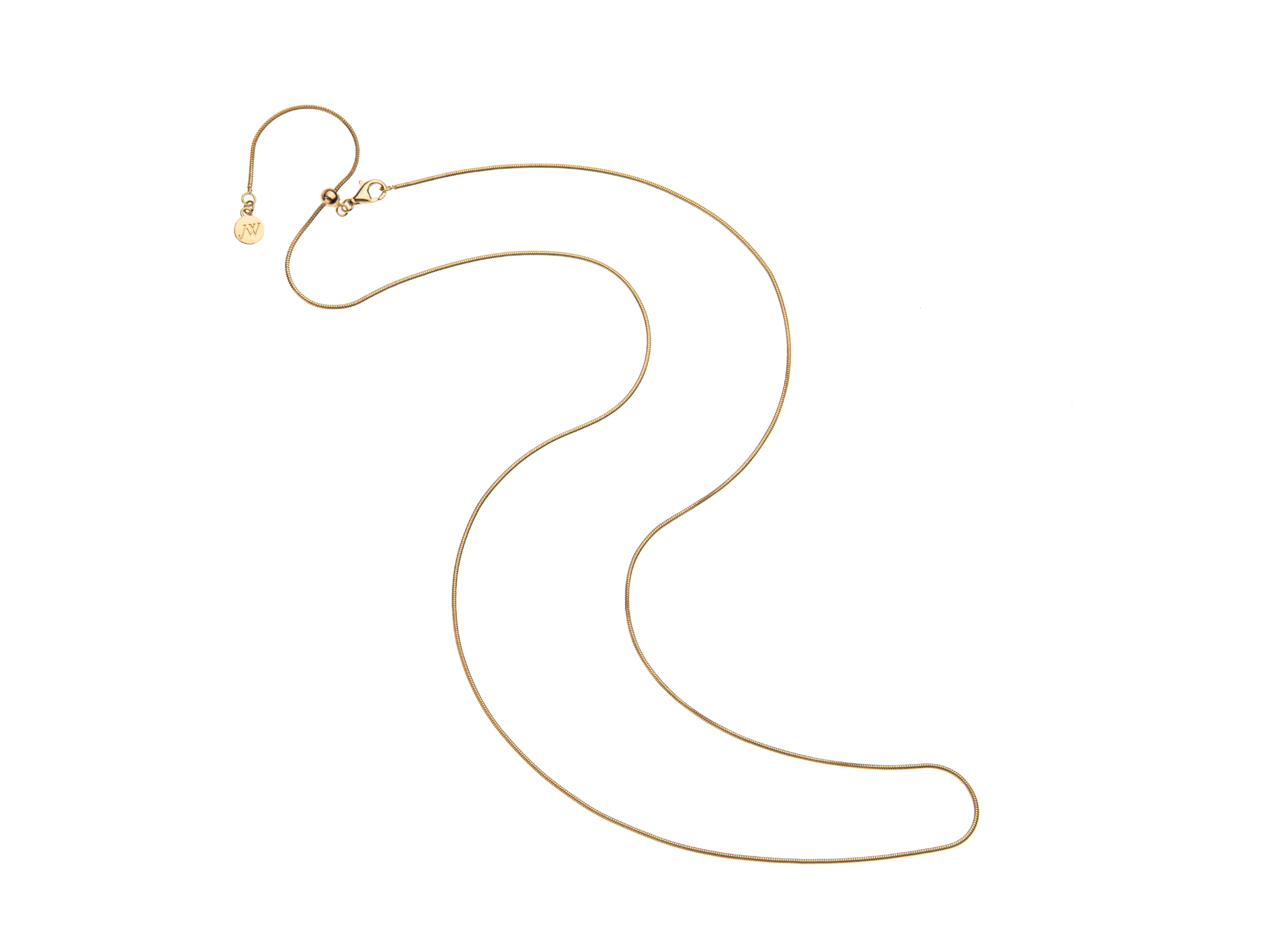 JANE WIN Adjustable 24" Snake Chain