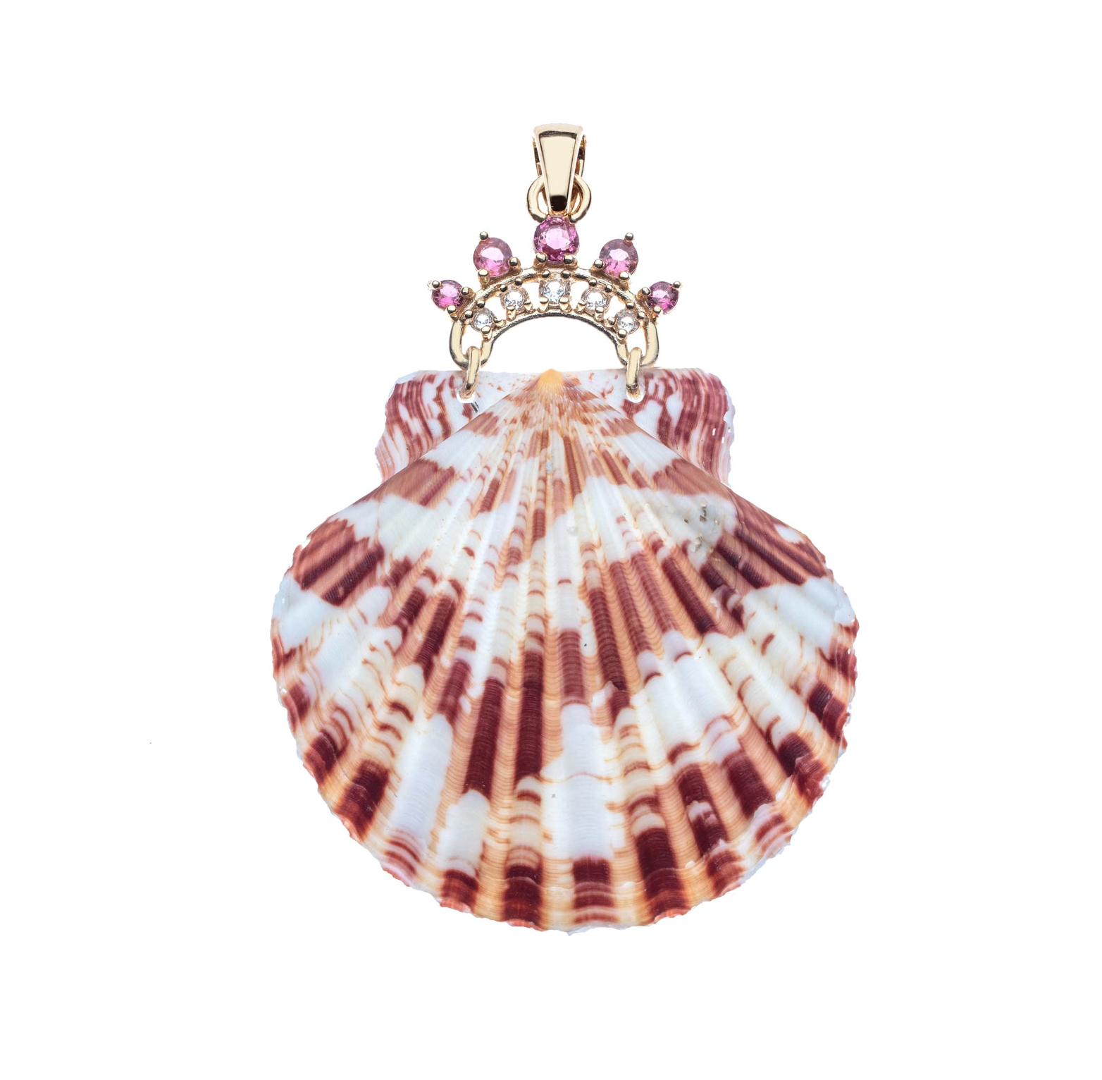 JANE WIN Inspiration Queen of the Sea Pendant w/ 18"Drawn Link Chain