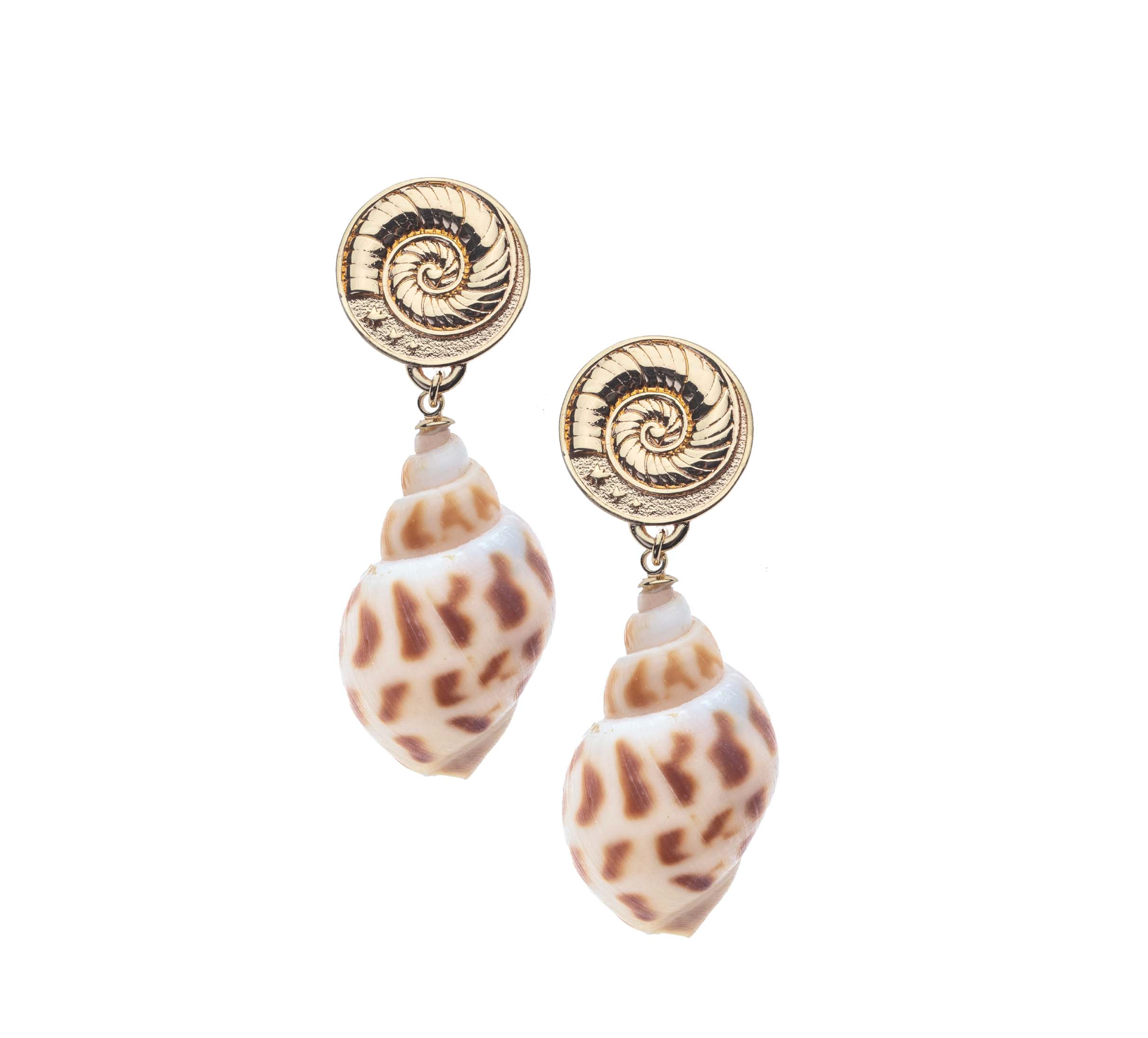 JANE WIN Inspiration Shell Drop Earrings