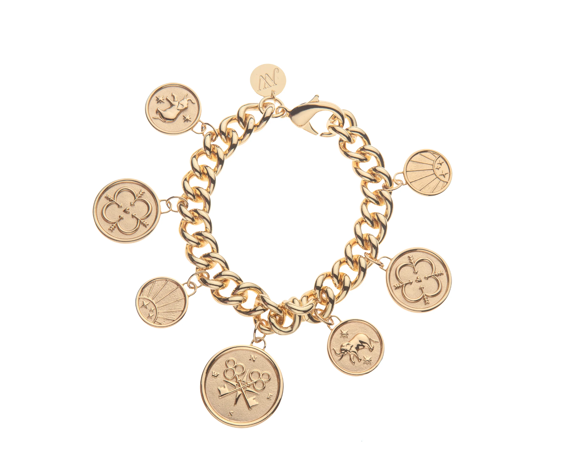 JANE WIN Lucky Lost Treasure Coin Bracelet