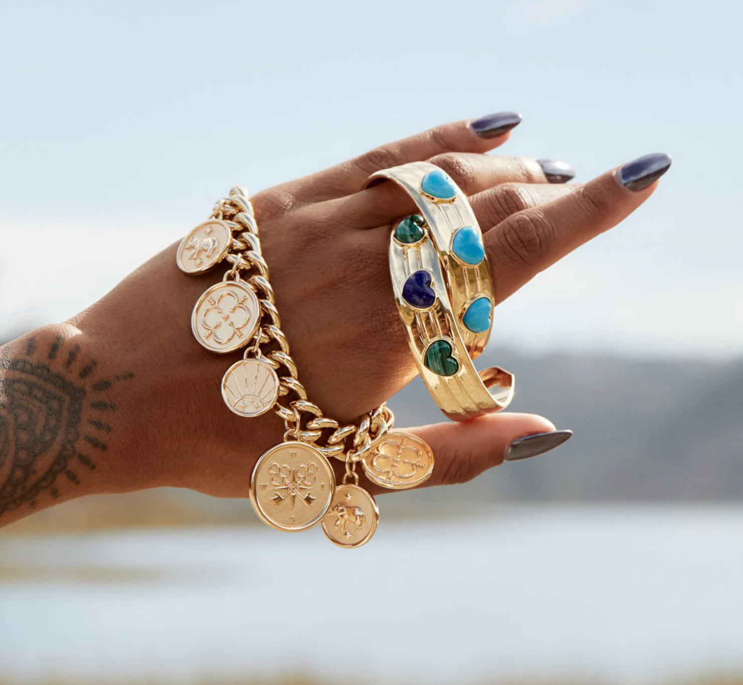 JANE WIN Lucky Lost Treasure Coin Bracelet