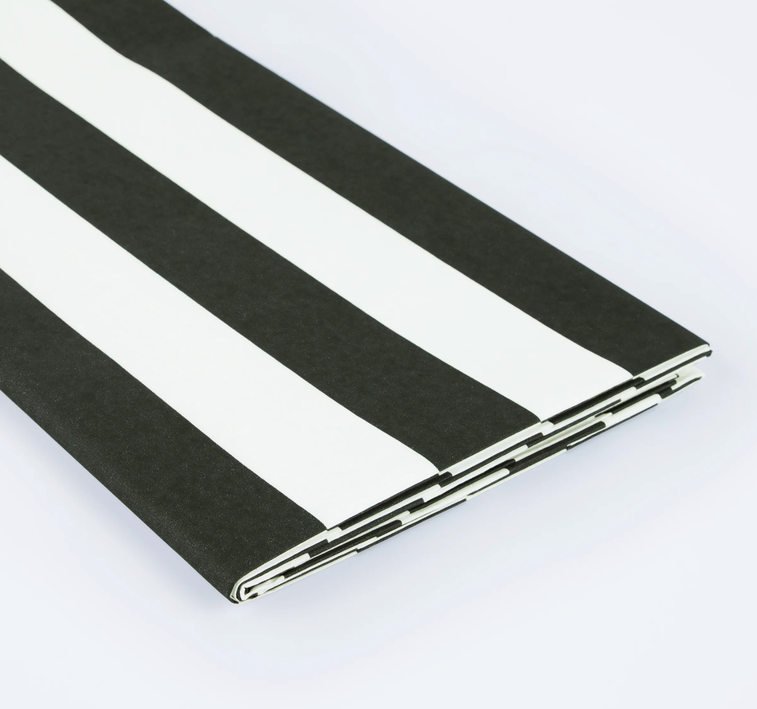 HALLOWEEN Black Striped Tablecloth