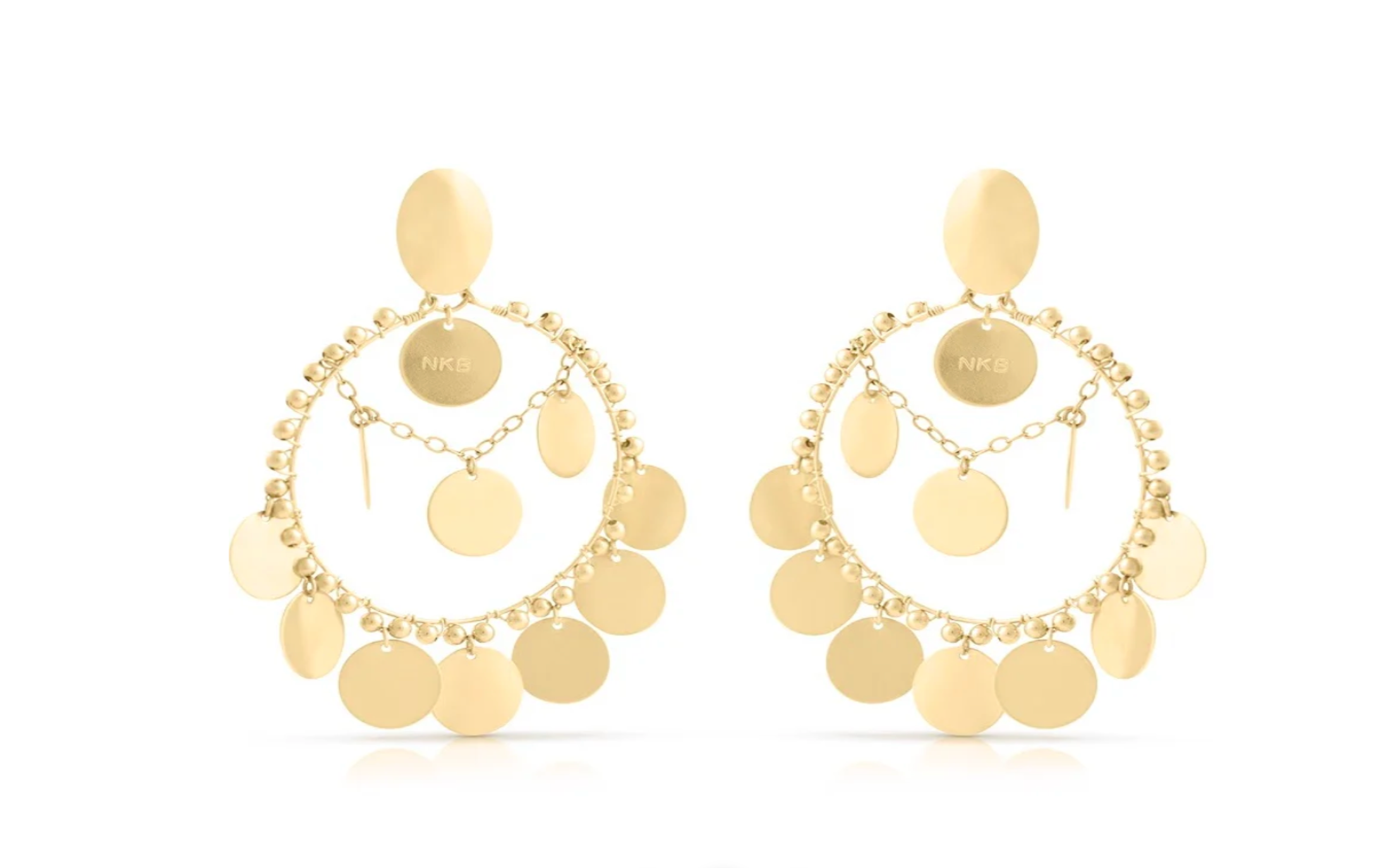NIKKI BIEDES Kira Hoops Large