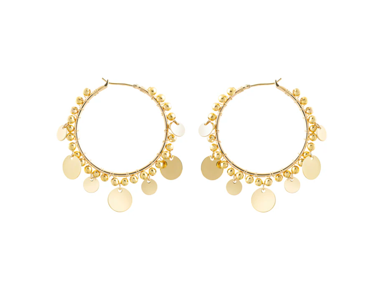 NIKKI BIEDES Sunna Hoops Small