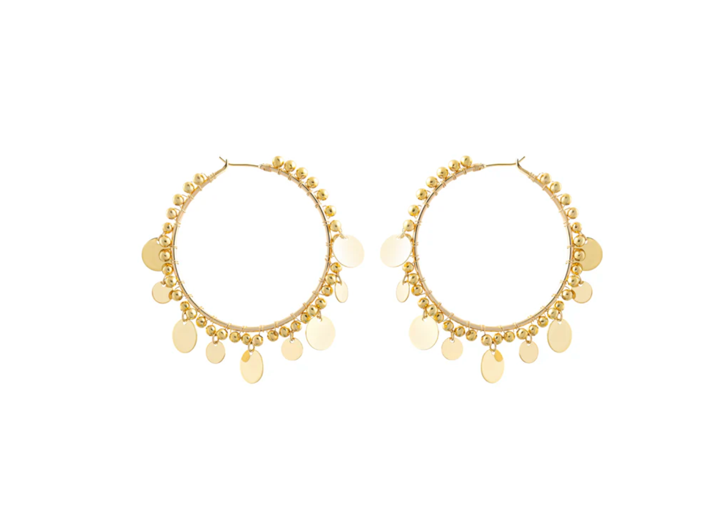 NIKKI BIEDES Sunna Hoops Large