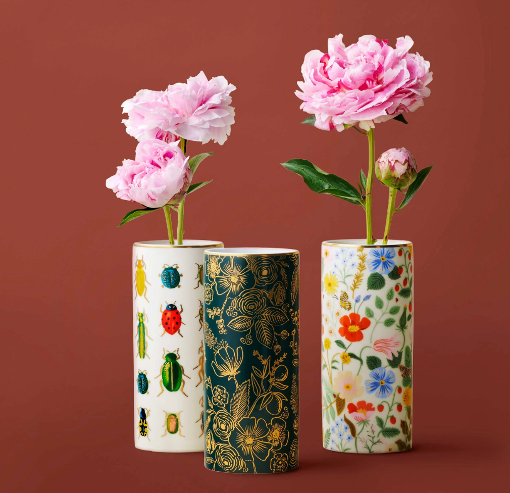 RIFLE PAPER CO. Porcelain Vase Beetles & Bugs