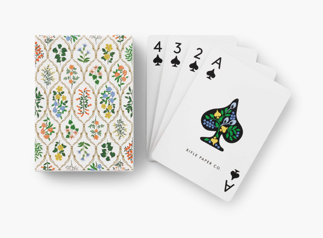 RIFLE PAPER CO. Playing Cards Luxembourg