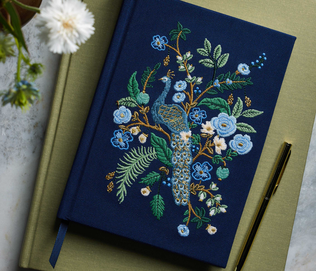 RIFLE PAPER Embroidered Journal
