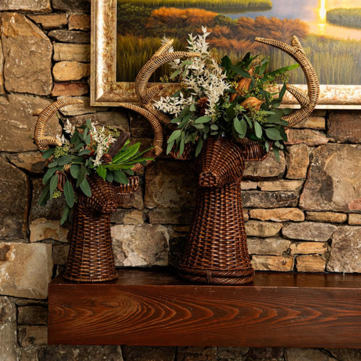 JULISKA Devon Willow 22" Stag Vase