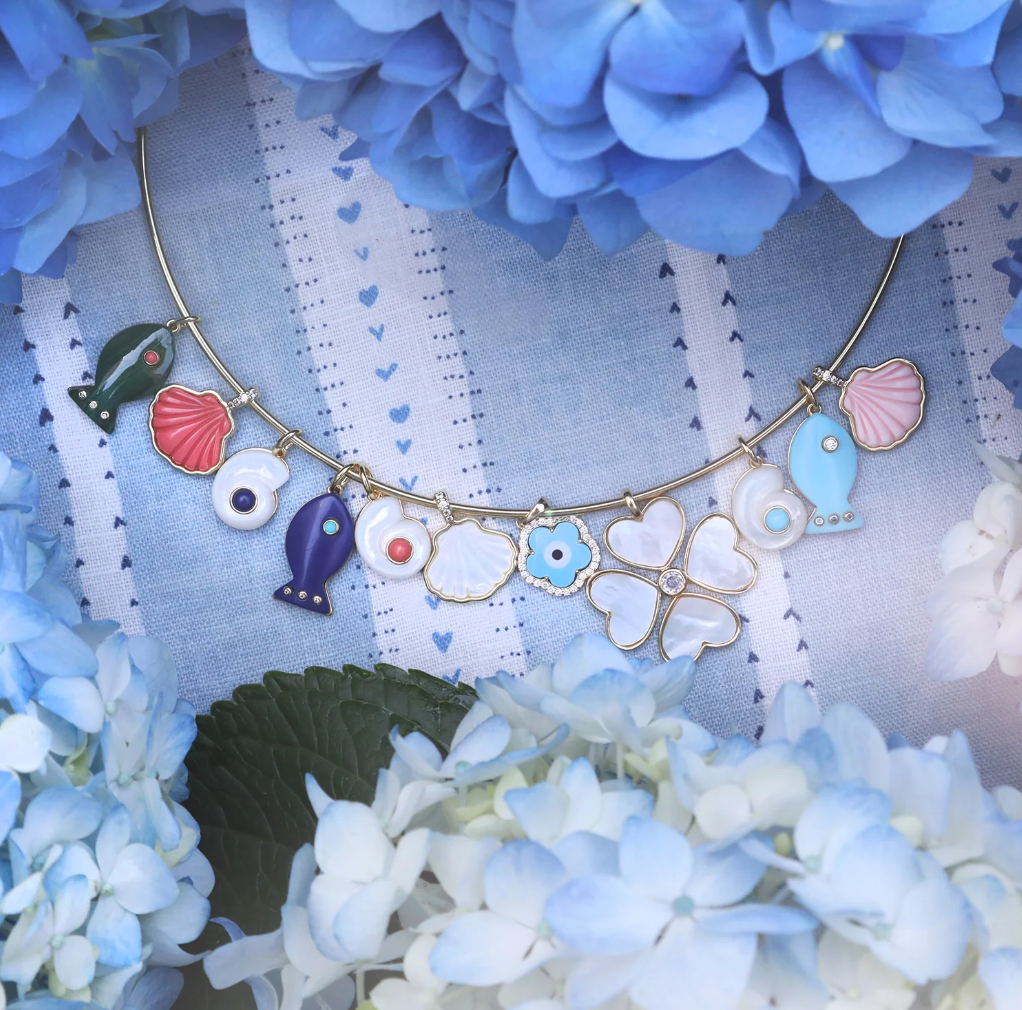 ASHA Madaket Fish Charm Lapis