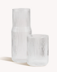 Ribbed Carafe Clear