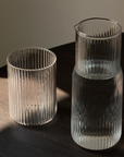 Ribbed Carafe Clear