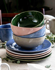 JULISKA Puro Cereal/Ice Cream Bowl Basil- Set/4
