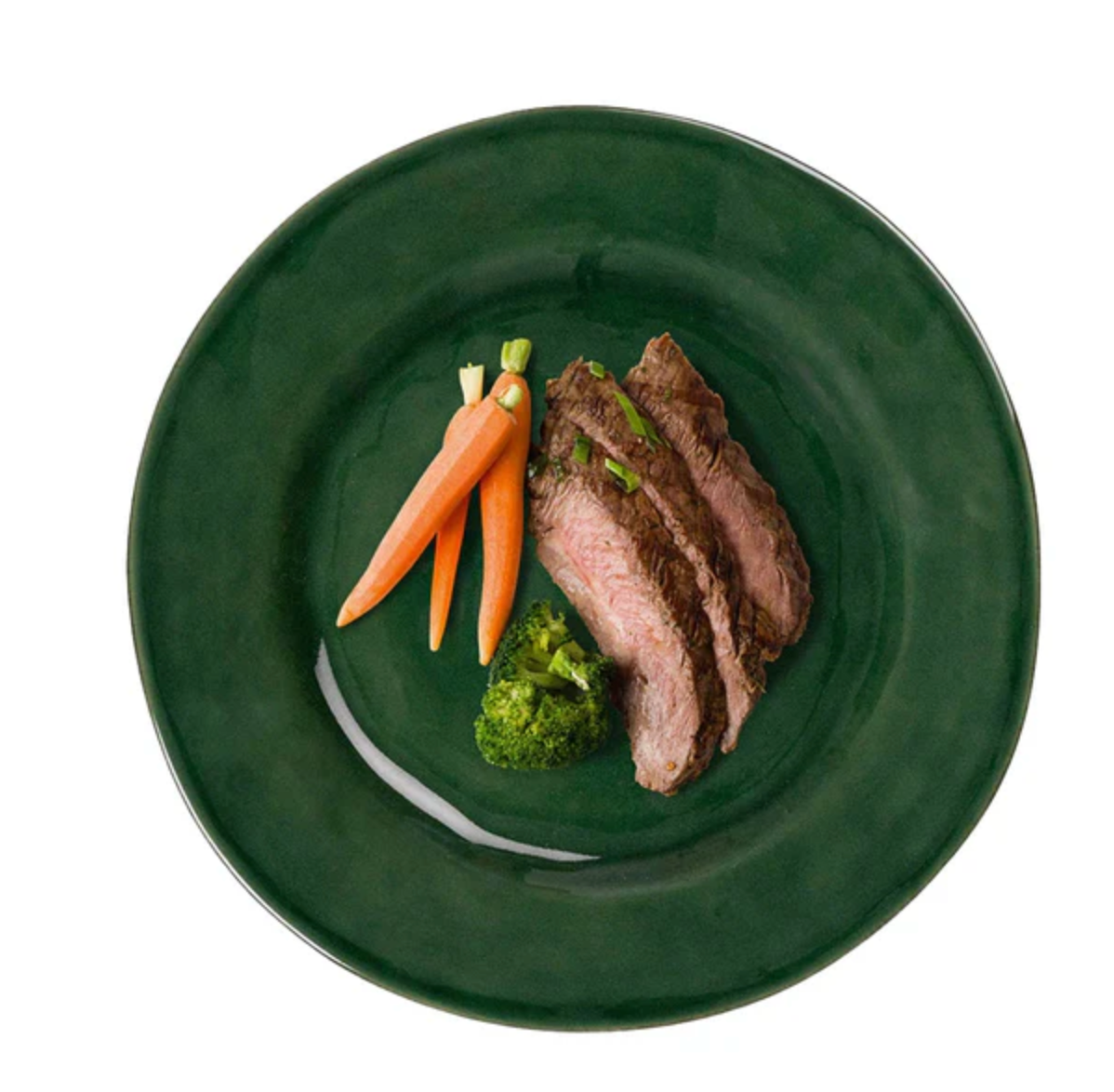 JULISKA Puro Dinner Plate Basil-Set/4