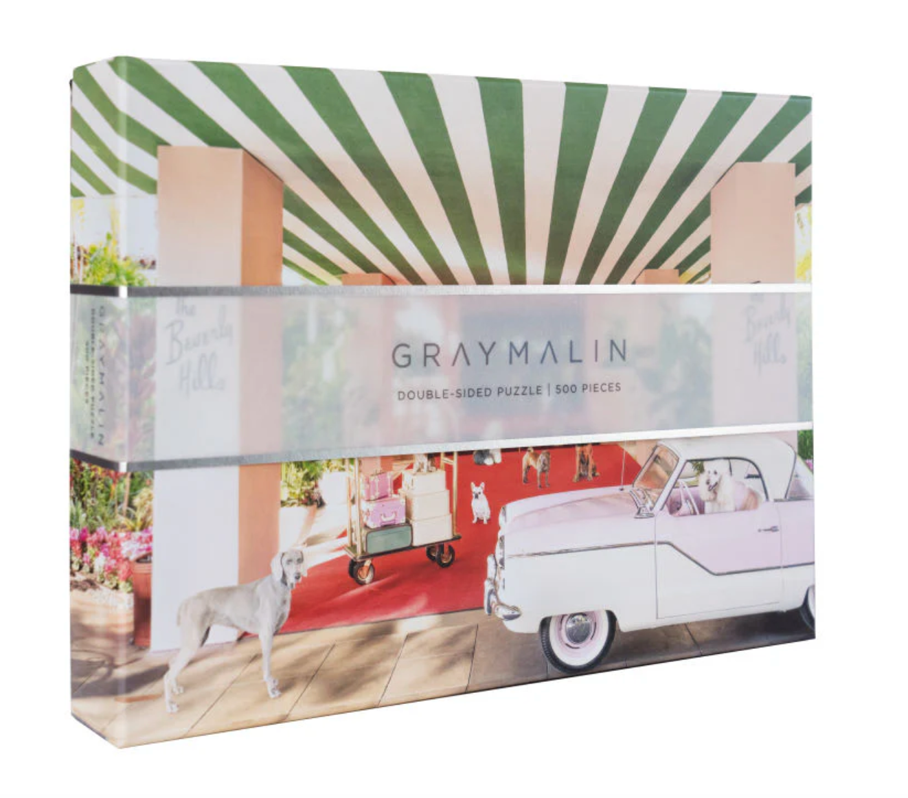 GRAY MALIN The Dogs at The Beverly Hills Hotel Two-Sided Puzzle