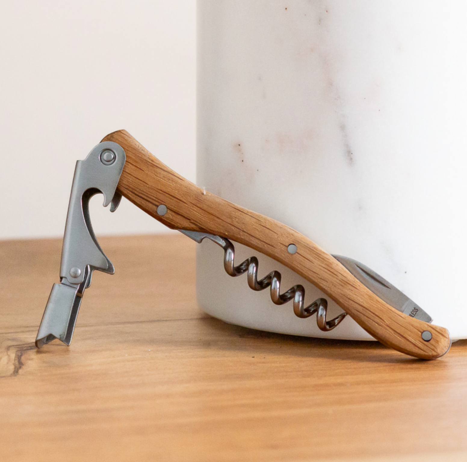 Olivewood Corkscrew in Wooden Box