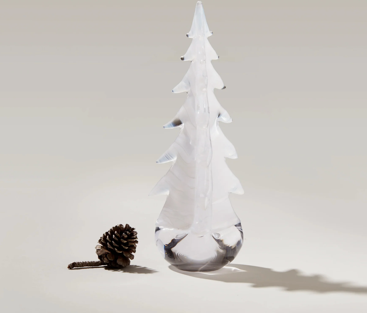 SIMON PEARCE Snowdrift Evergreen 14 Inch