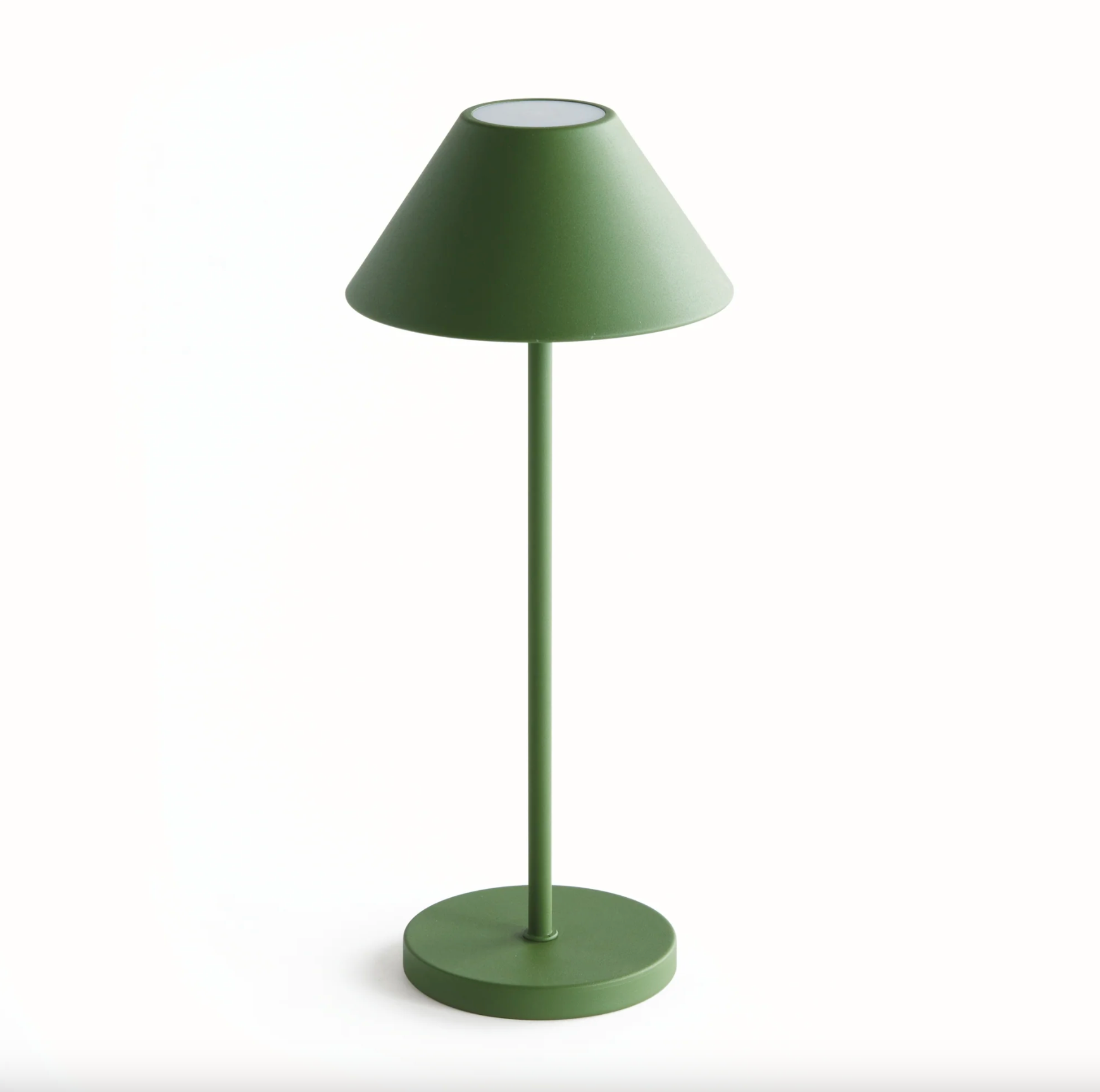 Alluna Cordless Lamp w/ Metal Shade Green